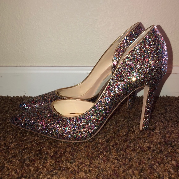 Jessica Simpson sparkly pointy toed stilettos - Picture 2 of 4